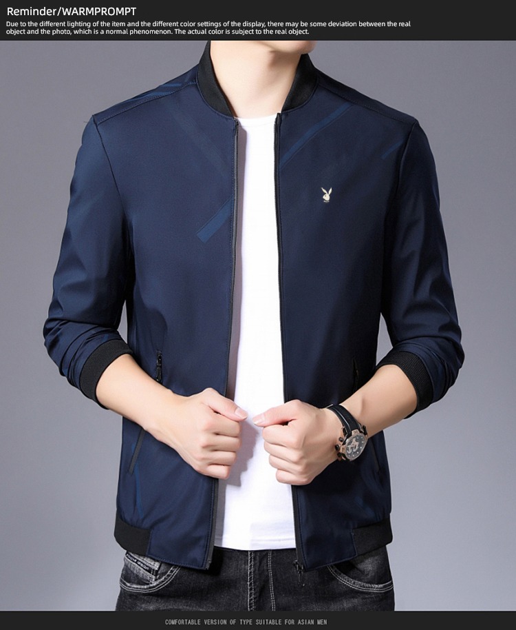 dandy spring and autumn man Self-cultivation Athletic Wear Jacket