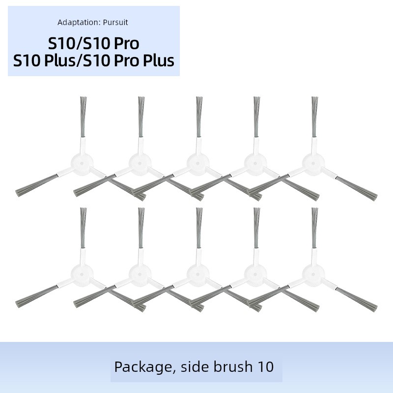 Applicable to Chasing S10/S20/X10 Sweeper Consumables Accessories Roll Side Brush Filter Cloth Dust Collection Bag Flat Replacement Applicable to Chasing S10/S20/X10 Sweeper Consumables Accessories Roll Side Brush Filter Cloth Dust Collection Bag Flat Replacement