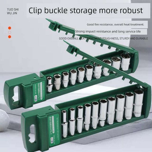 Hexagonal sleeve head set set ratchet wrench tool electric wrench large medium small flying short extended sleeve