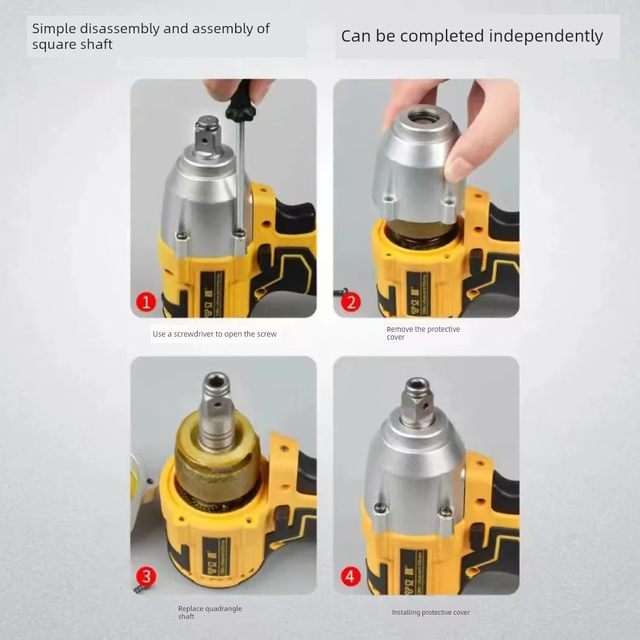 Electric wrench converter drill bit dual-purpose four-party multi-purpose modified batch head adapter strong magnetic T-shaped universal original