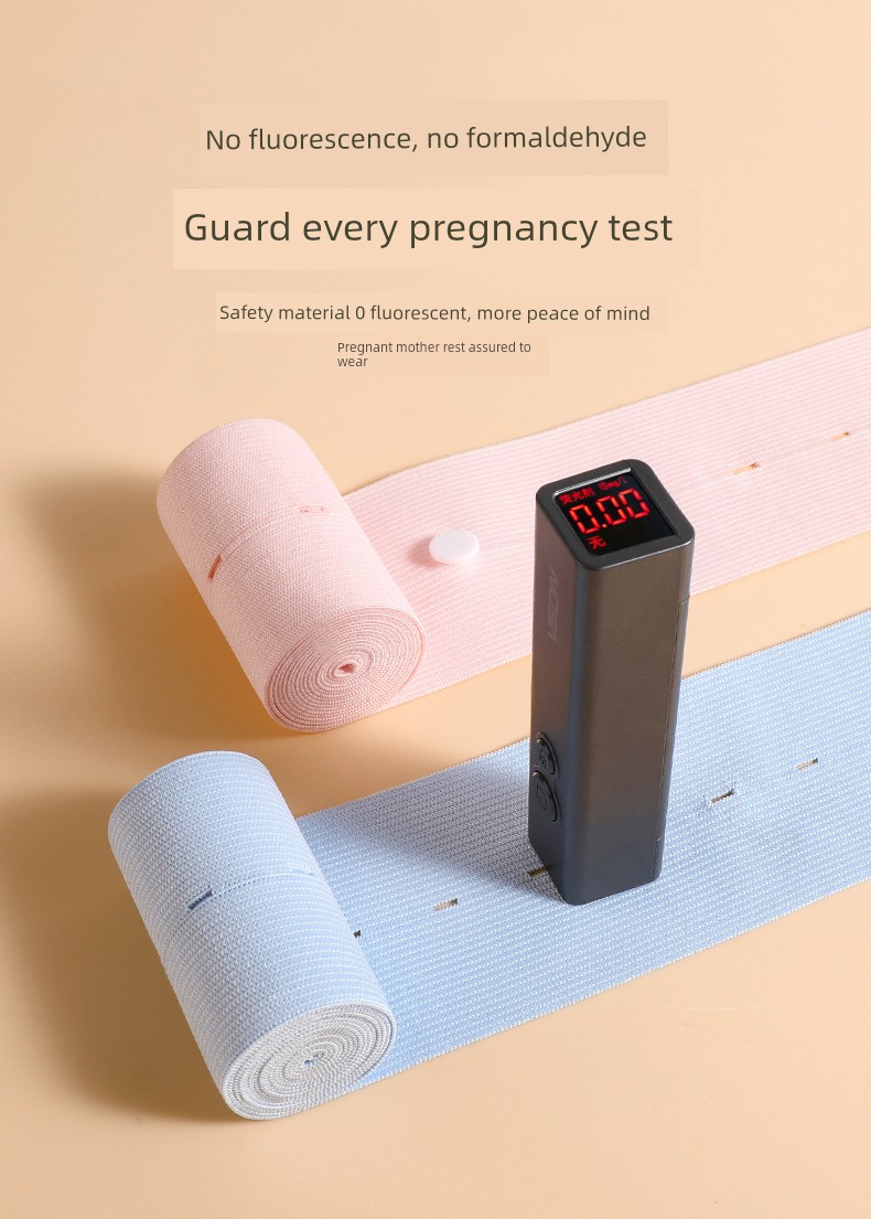 Hospital, Same Section Two Widened Fetal Heart Monitoring Belts for Prenatal Examination — 10