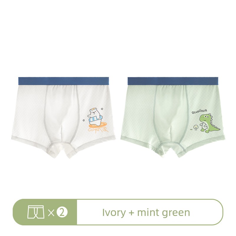 Children's Boxer Briefs 2026 Summer Mesh Ice Silk Baby Boy Boxer Briefs Non-Binding Pp Cooling Leggings — 6