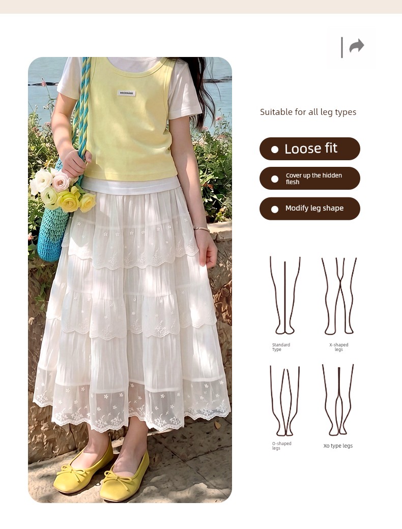 Girls' Summer Short-Sleeve Dress Set, Children's 2026 New Spring and Autumn Dopamine Style Big Girl Princess Dress — 7