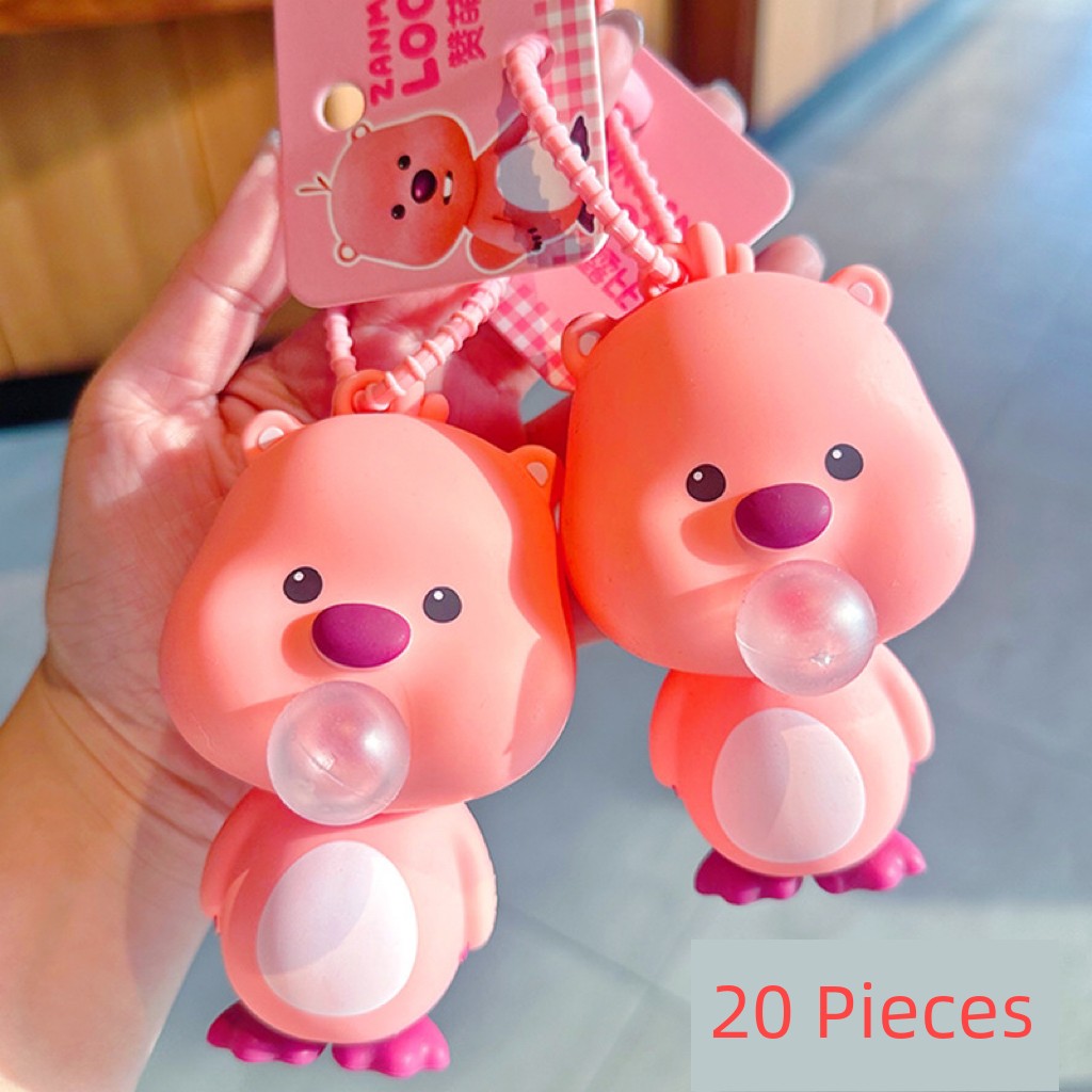 Internet-Famous Children's Toy Ruby Bubble Blowing Pendant Activity Gift for Kindergarten and Primary School Students, Small Reward Gifts for the Whole Class