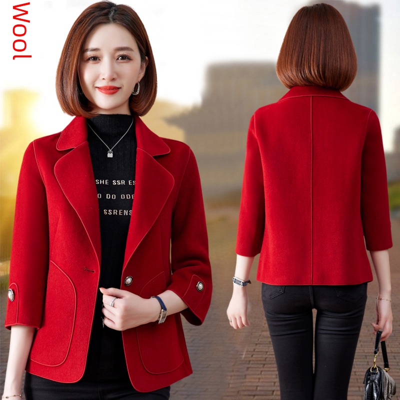 Little fragrance Cashmere have cash less than that is registered in the accounts loose coat Autumn and winter clothes