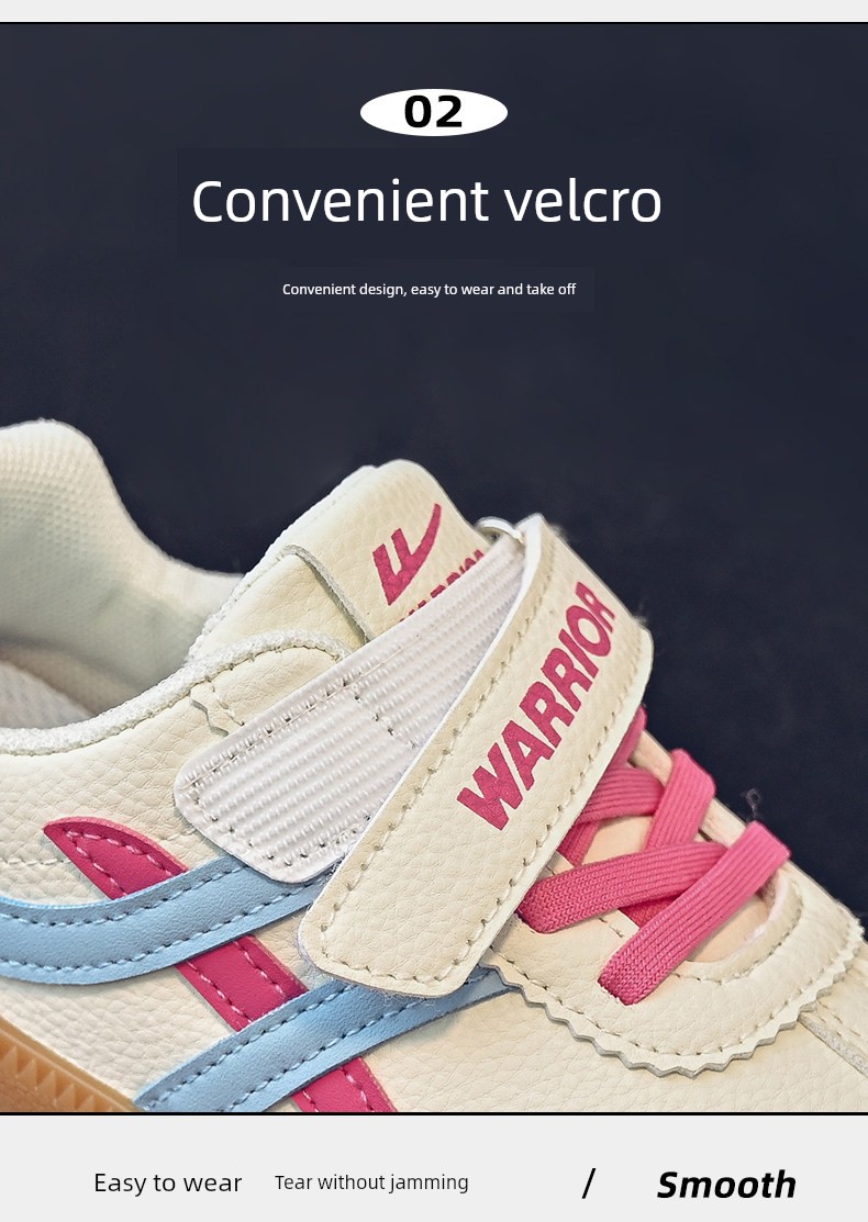 Warrior Girls' Shoes, Super Stylish, 2026 New Autumn Model, Children's German Training Shoes, Leather Surface, Waterproof, Trendy Sports Shoes — 5