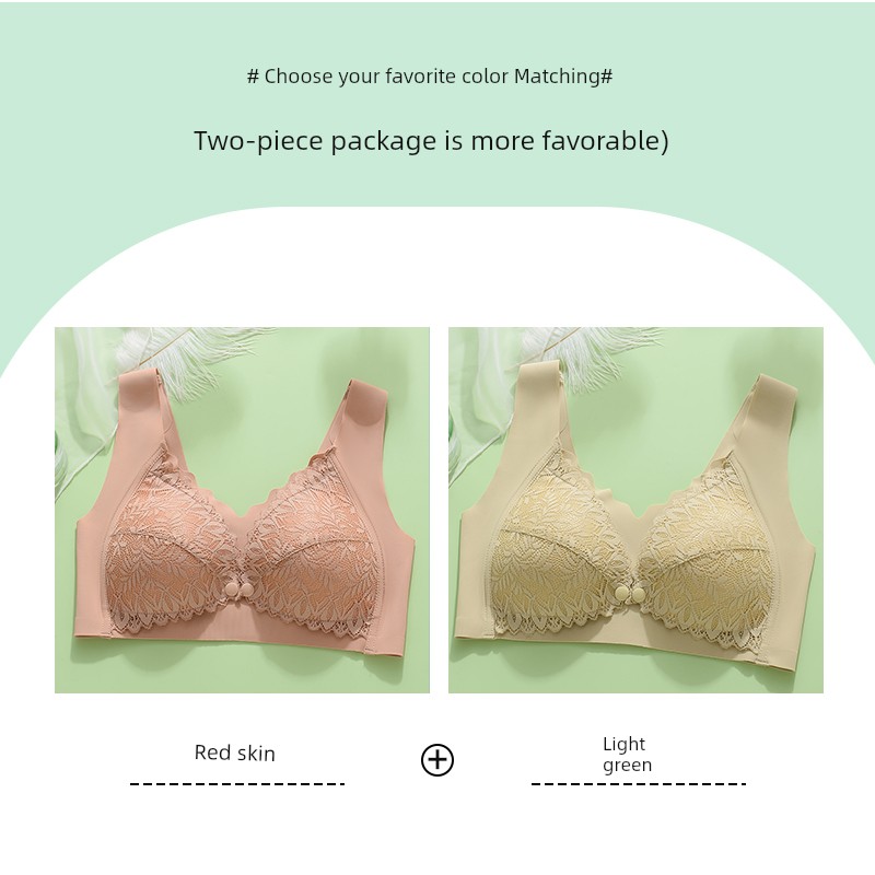 Vest Breastfeeding Intimates Push up and Anti-Sagging Breast Milk Period Maternity Bra Postpartum Feeding Front Buckle Thin Bra — 6