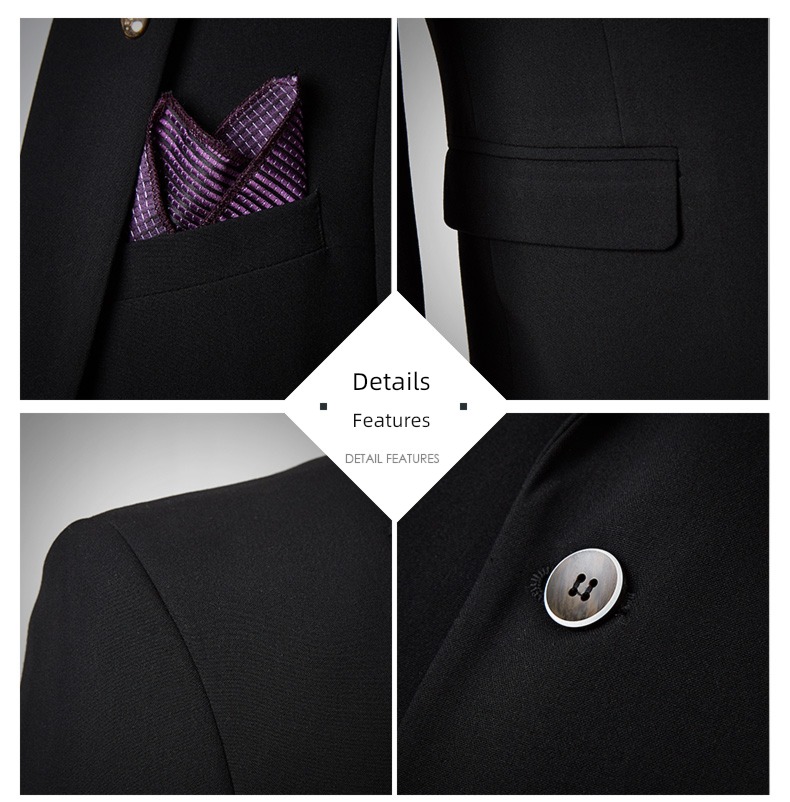 dandy groomsman Korean version marry full dress Blazer