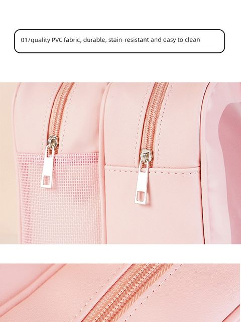 Makeup bag toiletry bag storage bag waterproof business trip travel transparent swimming fitness bath storage bag for women