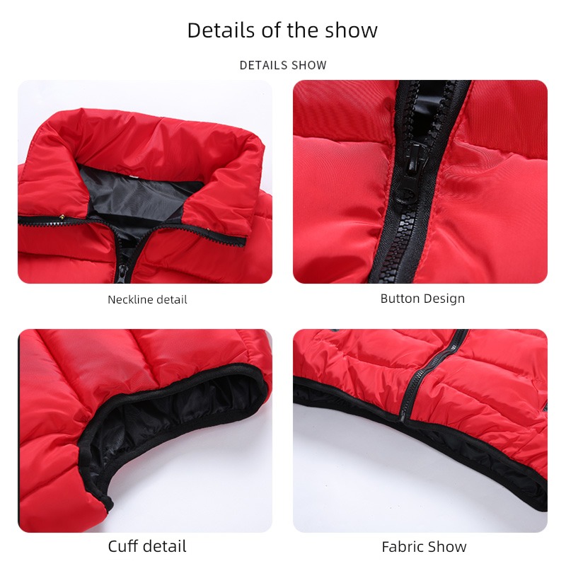Hotel Restaurant waiter work clothes customized down Vest