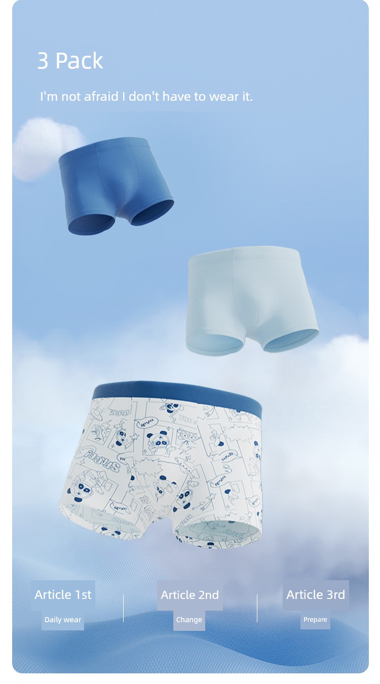 Balabala without Pp 3 Pairs/pack Children's Underwear — 13