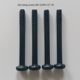 Chassis ultra-thin 15mm/25mm thick fan long screw 6#-32 threaded cold exhaust fan fixing screw M3.5