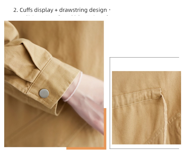 Fat sister Medium and long term Early autumn Casual and versatile Windbreaker