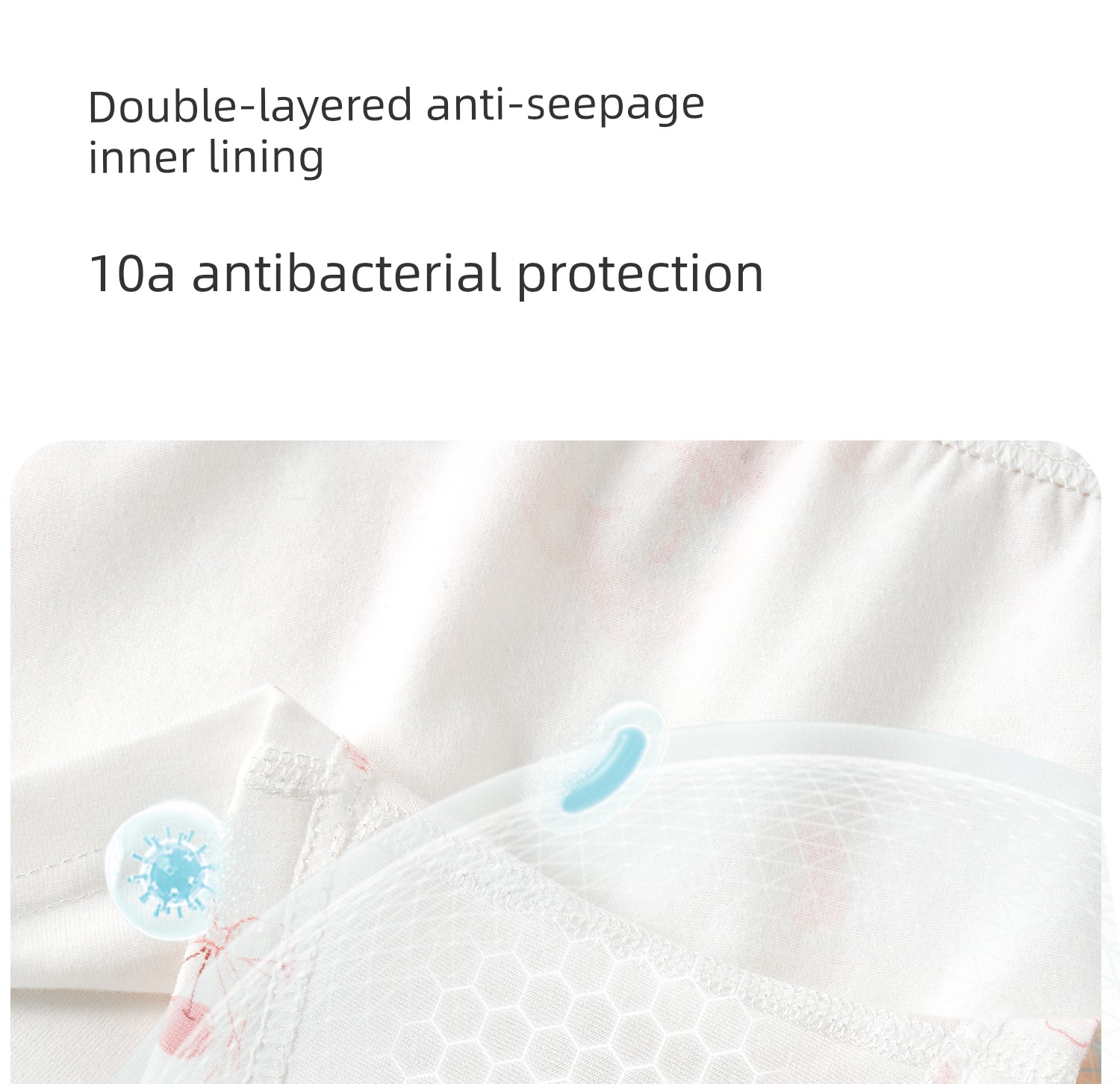 Girls' Underwear, Children's Pure Cotton, All-Cotton Crotch, Baby Girl Type A, Four-Corner Style, for Little Girls Aged 2, Non-Binding on the Bottom — 12