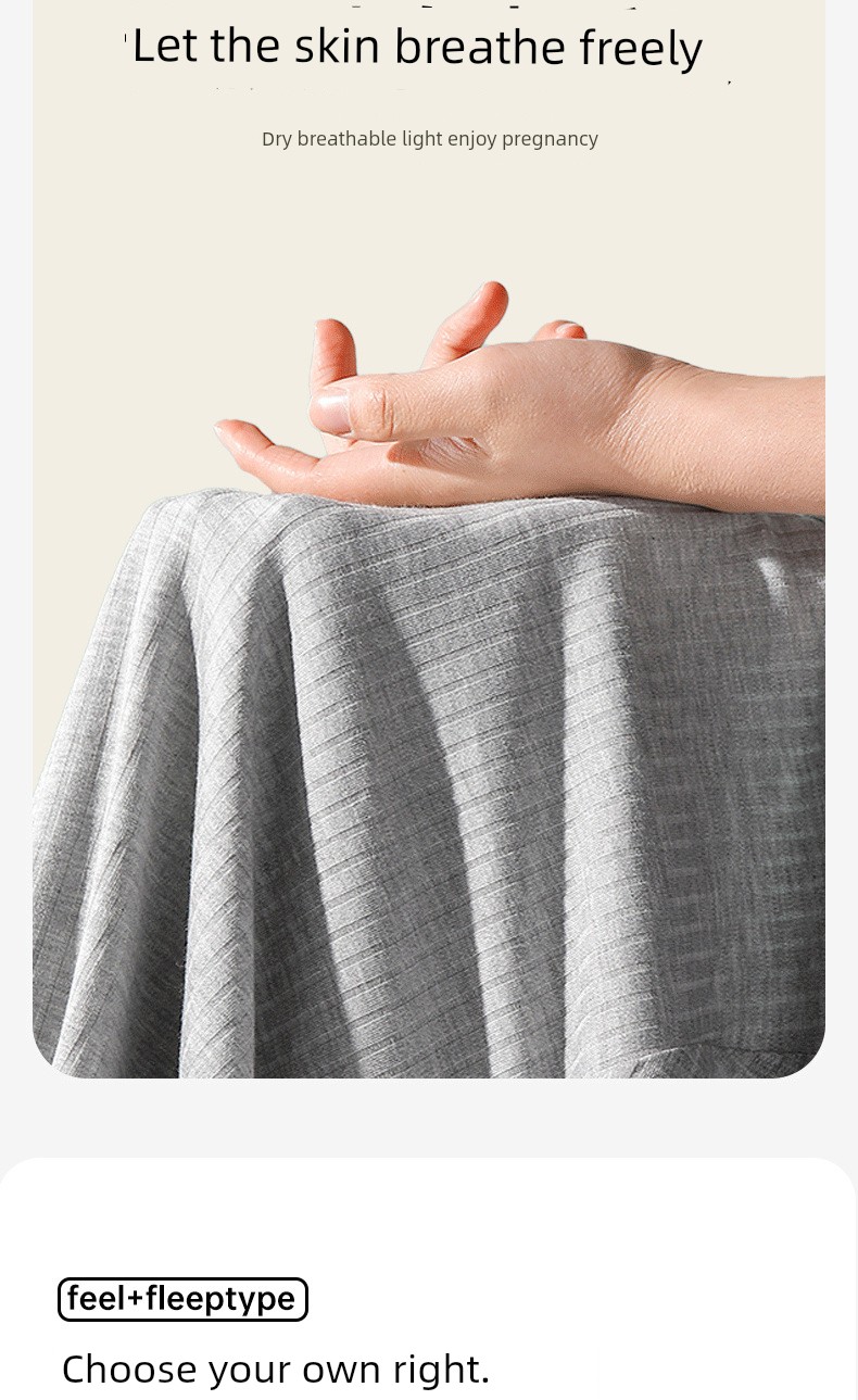 Summer Maternity Pajamas Belly-Tight Safety Pants Shorts Thin Home Summer Modal Adjustable — 12