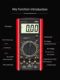 Multimeter digital high-precision electronic anti-burn small and convenient protection multifunctional digital display electrician maintenance test