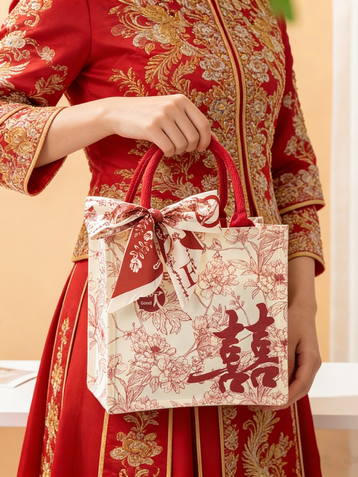 Souvenir Gift Box for Female Bridesmaids, High-End Wedding Candy Box, 2026 New Gift Bag, Hand-Held Canvas Bag