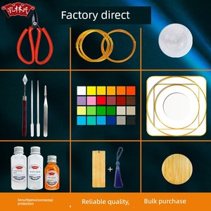 Cloisonné Enamel Painting DIY Material Kit for Beginners, Special Tools for School Purchases, Team Building, and Tradit