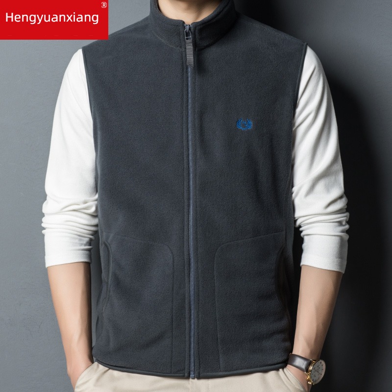 hyz  Sleeveless waistcoat Fleece Autumn and winter Vest