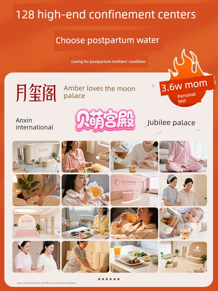 Postpartum Water, Postpartum Tea, Breast Milk Package, Postpartum Soup Package for Cesarean and Natural Birth, Small Postpartum Water Package