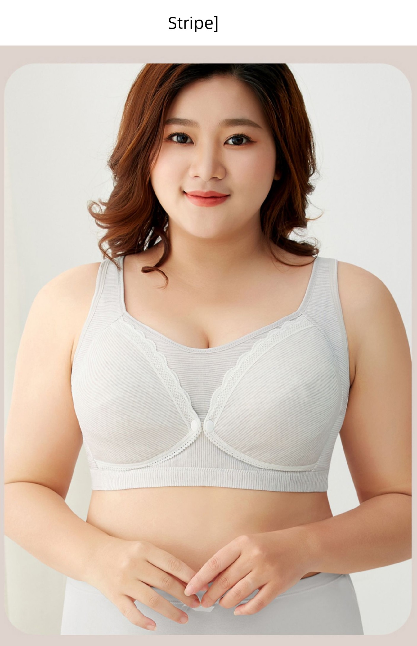 Plus Size Maternity Bra Nursing Intimates Push up and Anti-Sagging Big Breast Full Cup Postpartum Feeding Pregnancy Dedicated Bra — 48
