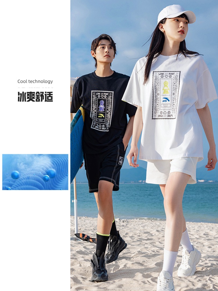 Anta Couple jacket Short sleeve T-shirt