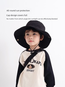 Big Brim Spring and Autumn UV Protection Kids Hat