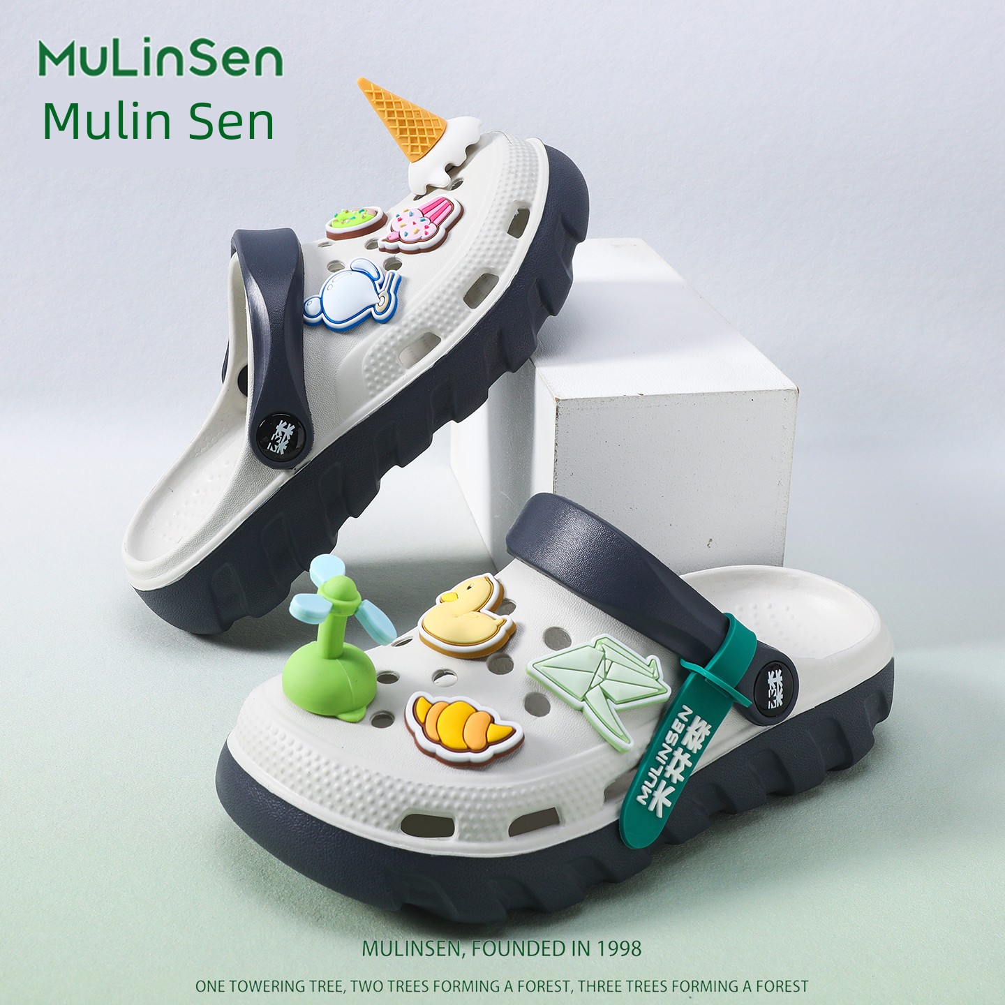 Mulinsen Children's Clogs for Boys, 2026 New Summer Model, Boys' Slippers, Non-Slip, Silent, for Older Children, with a Soft Stepping Feel — 5