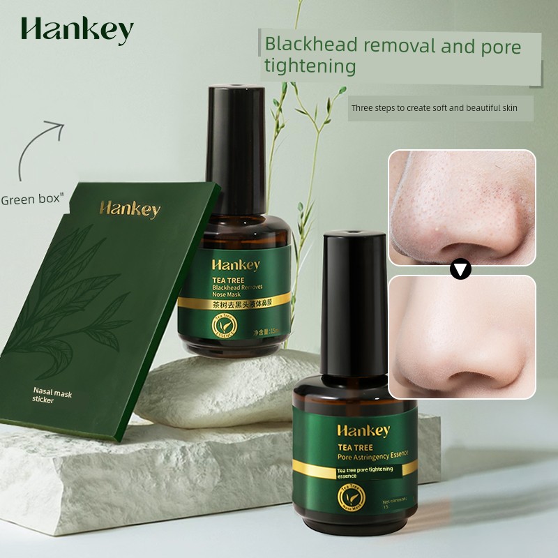 Hanji Tea Tree Blackhead Removal Kit Official Genuine Product for Pore Tightening and Deep Cleansing, Professional Salon Grade Xza68 — 4