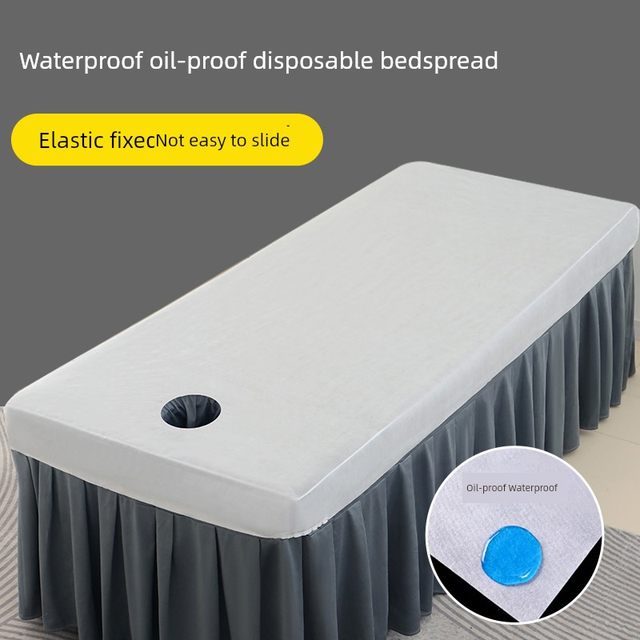 Special massage sheets for beauty salons disposable beauty beds for bedspread elasticated fittings waterproof and oil-resistant mattress