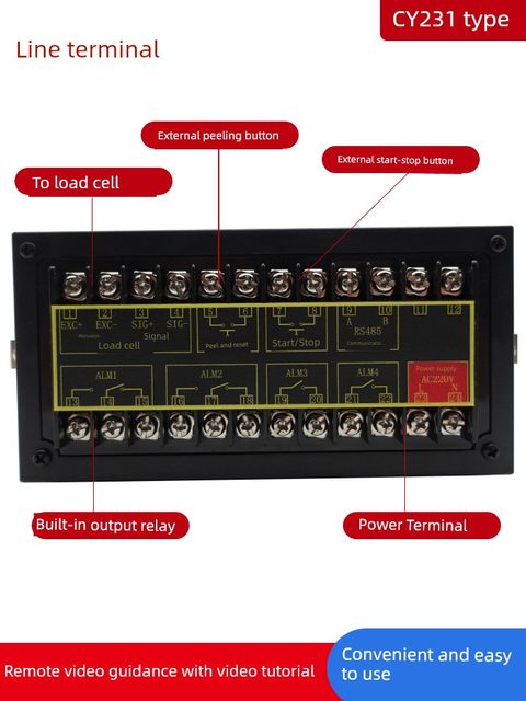 Transmission CY231 quantitative control instrument reduction quantitative weighing display instrument automatic batch weighing controller
