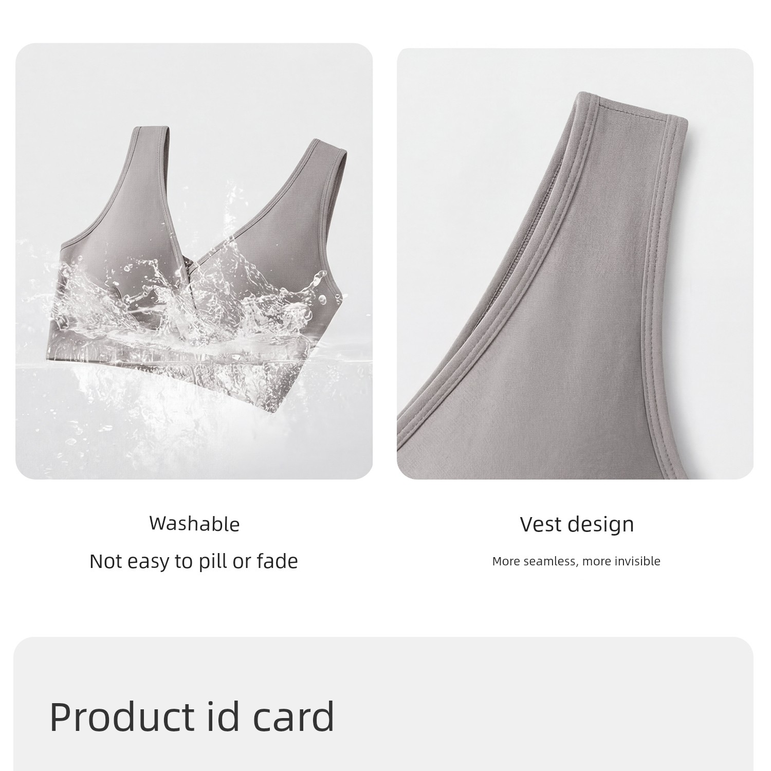 Pure Cotton Nursing Bra, Sleep-Friendly Maternity Bra, Vest-Style Postpartum Breastfeeding Bra, Suitable for Sleeping, Anti-Sagging, Thin Style — 26