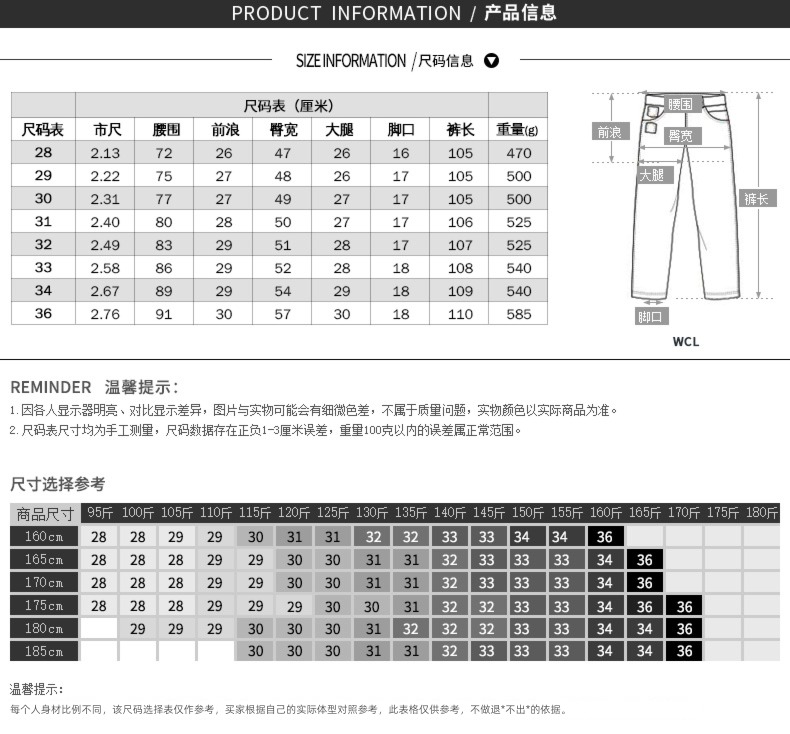 hole autumn Korean version Self-cultivation easy Versatile Jeans