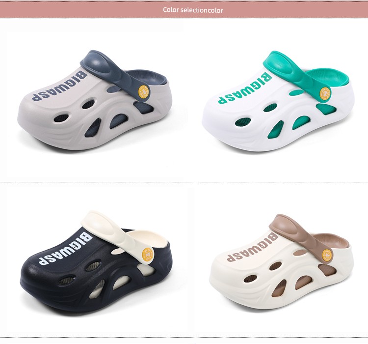 Bumblebee Children's Slippers Boys' Clogs New Summer Non-Slip Sandals Boys' Big Kids Beach Sandals Kids' Slippers — 3