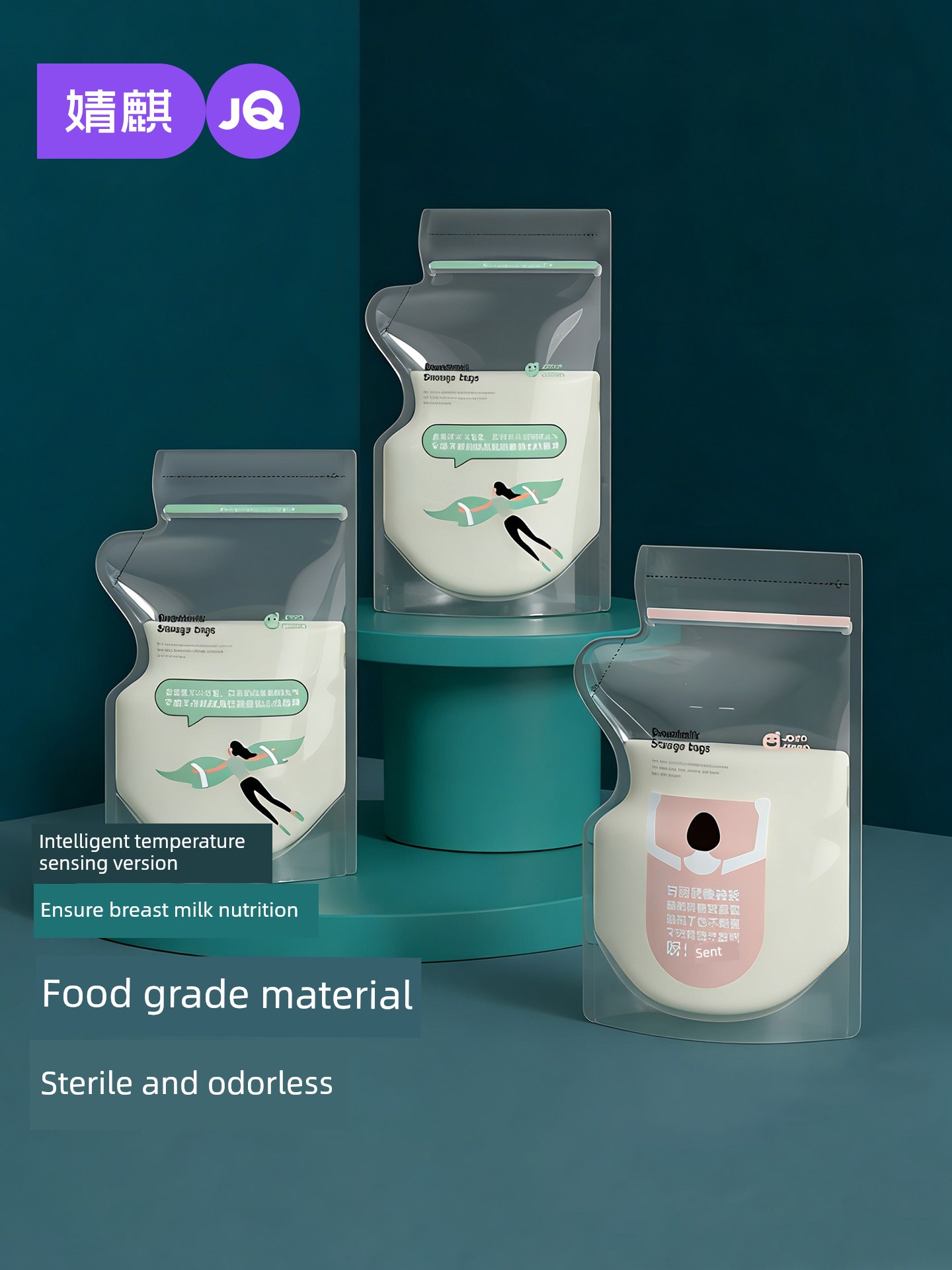 Disposable 200ml Frozen 65 Pieces Breastmilk Storage Bags