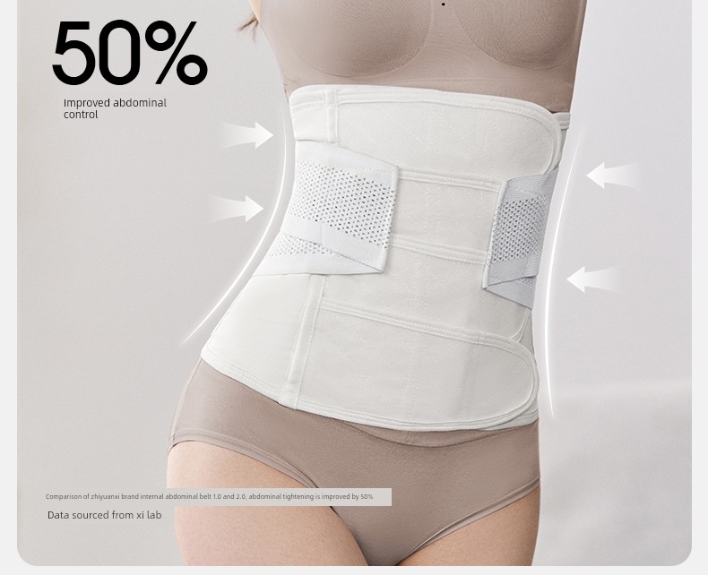 Manxi Abdominal Binder for Postpartum Body Shaping and Recovery, Waist Binder for Postpartum Women, Natural Birth and Caesarean Section Silk Binder — 7