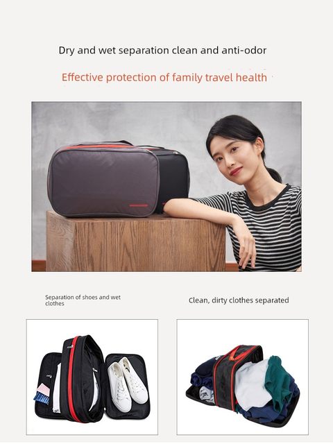 New travel and business trip compression storage bag set waterproof large capacity suitcase clothes home decoration Fengzhu