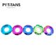PYTITANS factory direct sales titanium alloy fancy step gasket washer screw gasket M6/M8/M10