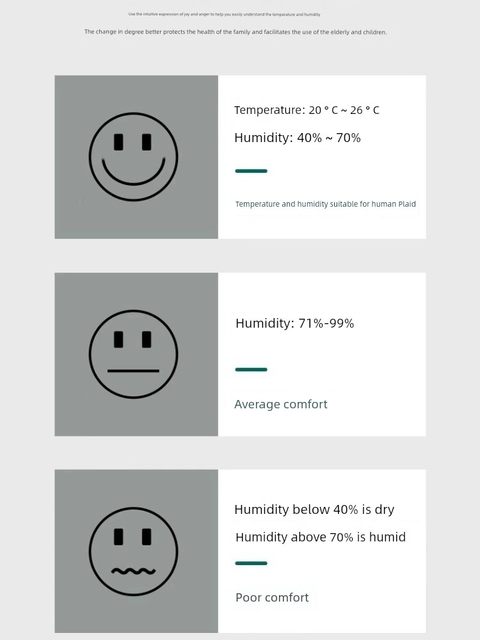 High-precision mini thermometer thermometer indoor household baby room wall-mounted room dry and humidity temperature accurate temperature meter