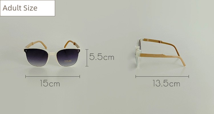 Foldable Summer UV-Proof Sunglasses for Boys and Babies — 5