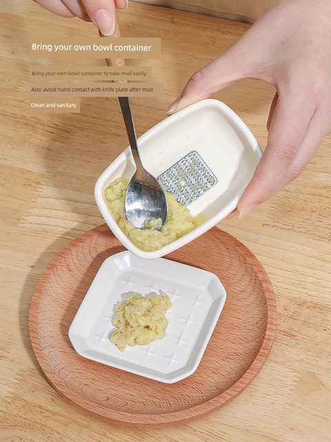 现货 日本进口ECHO厨房多功能手动生姜末磨泥器搓捣蒜蓉研磨工具