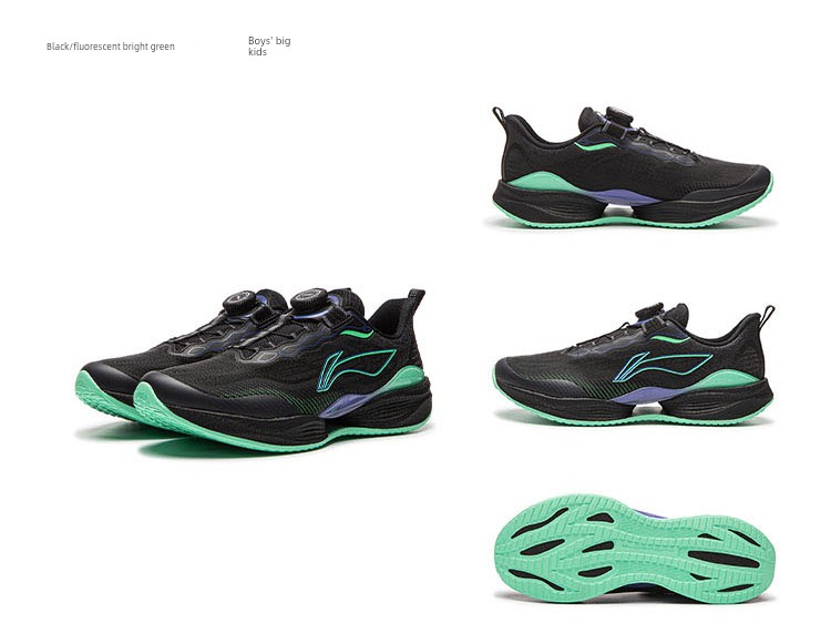 Li Ning Kidsren's Sports Shoes for Boys 2026 Autum New Model for Teenagers and Middle School Students Ultra-Light 22-Button Professional Running Shoes — 18