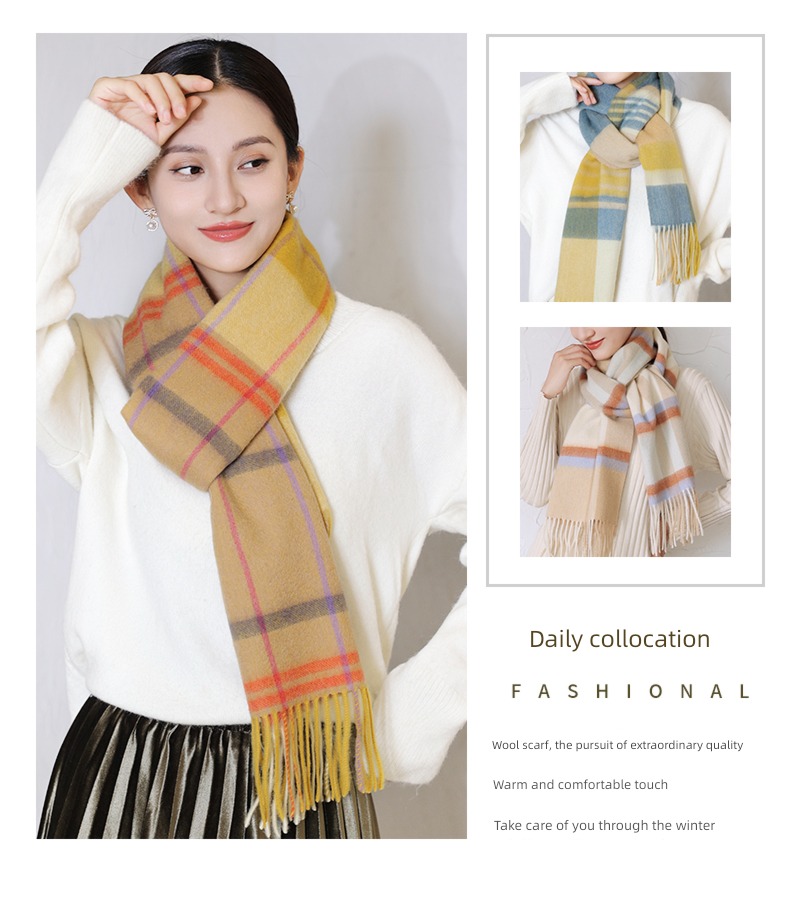 Shanghai Story female mom gift Versatile Autumn and winter scarf