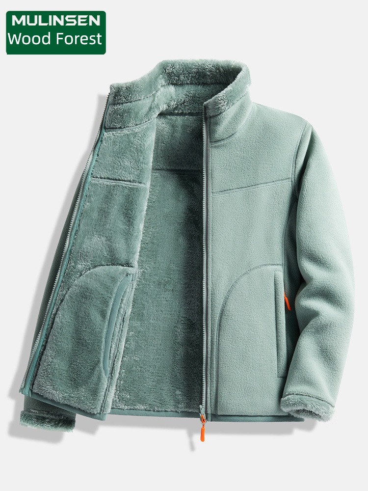 MuLinSen Autumn and winter Inner bladder Wear on both sides Fleece