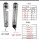 Yuyao Yuanda LZT-M15T panel flowmeter water liquid gas to float belt adjustment 1GPM 5GPM
