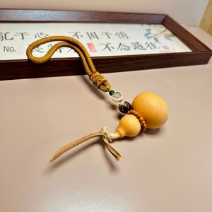 Gourd Automobile Hanging Ornament Safety Ornaments Rearview Mirror Car Pendant Decoration Handmade Creative Car Home Pen