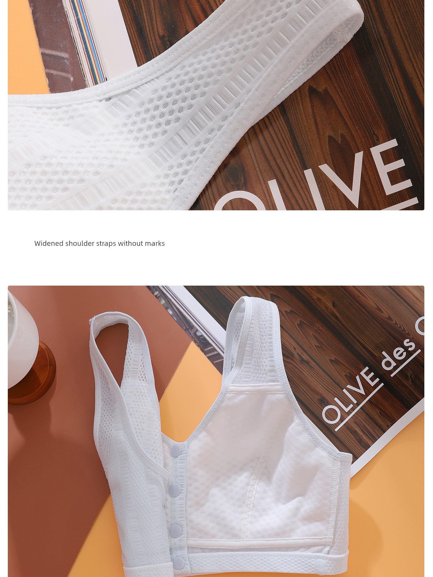 Front-Buttoned Nursing Bra for Postpartum Breastfeeding and Sleeping, Special Vest-Style Maternity Bra for Pregnancy, Ultra-Thin Summer Model — 23