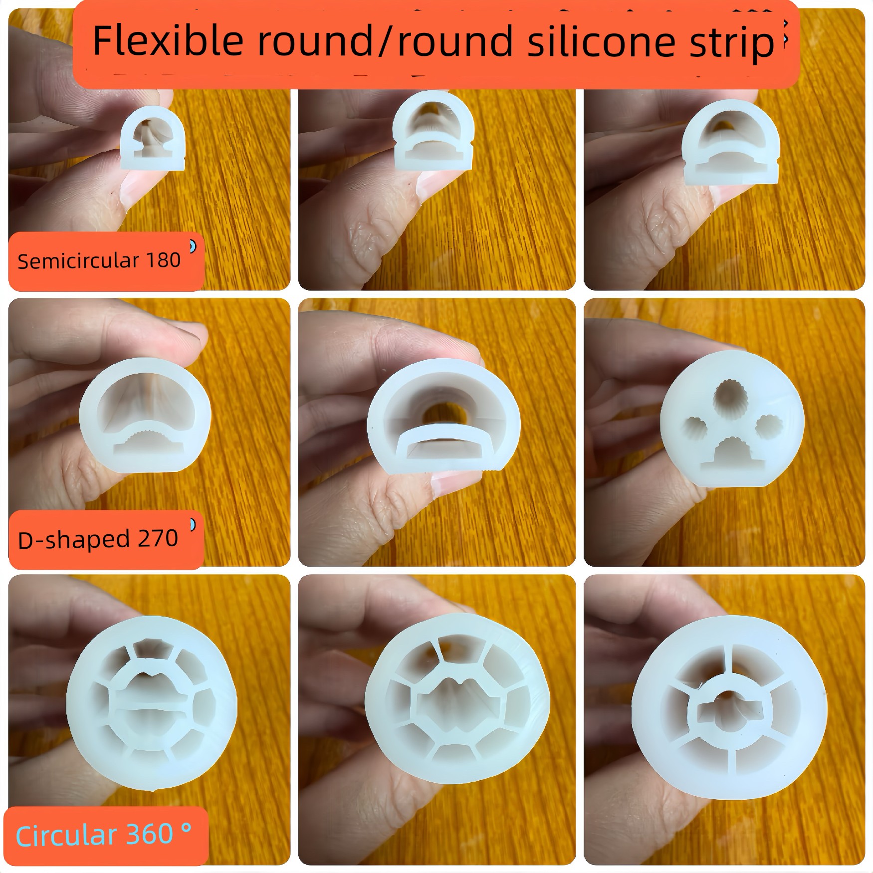 Flexible round Semicircle Neon Silicone Tube 360 ° Luminous Indoor LED Light with Linear Lamp Outdoor Waterproof