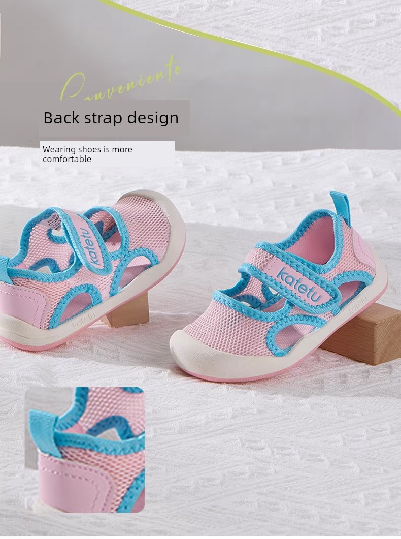 Crtartu Indoor Breathable Children's Non-Slip Toddler Sandals — 8