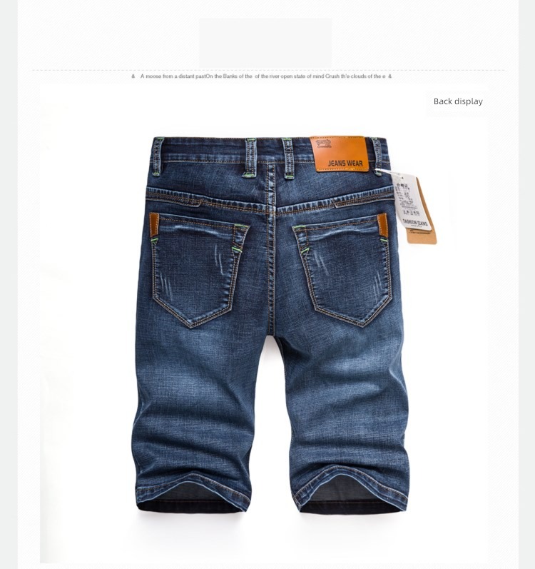 full marks summer Thin money elastic foreign trade Fattening Men's trousers